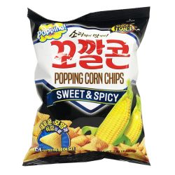 LOTTE popping corn chips sweet&spicy 72g