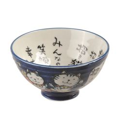 Kawaii Bowls Cat blue 11,5*6,2cm