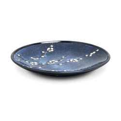 Hana blue plate 25,5x3,8cm