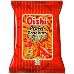 OISHI prawn crackers spicy 90g