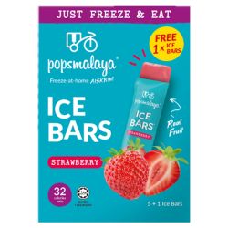POPSMALAYA Water Ice Strawberry 6*45ml