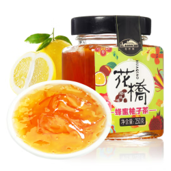 花桥蜂蜜柚子茶（四角瓶）250g