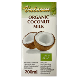 VALCOM Coconut Milk Organic 200ml...
