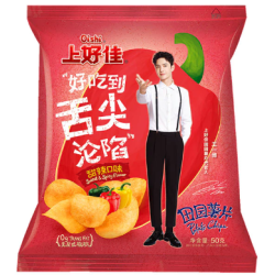 OISHI potato chips sweet&hot 50g