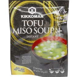 KIKKOMAN Instant Miso Soup w. Tofu 3 servings 30g