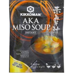 KIKKOMAN Instant miso soup dark 3 portions 30g