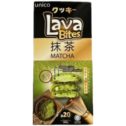 UNICO Lava Cookies with Matcha filling 200g
