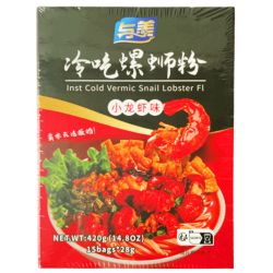 YUMEI Inst Cold Vermic Snail Lobster Flavor 15*28g