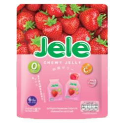 JELE Konjak-Jelly Taschen Erdbeere 6*18g