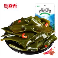 SHUDAOXIANG Pickled Seaweed Knots Hot & Spicy 120g