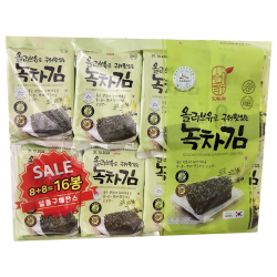 韩国即食海苔 绿茶味 16*4g