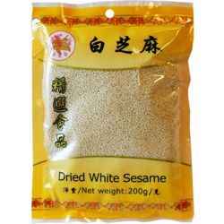 GOLDEN LILY dried white sesame 200g