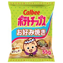 CALBEE Potato Chips Okonomiyaki 55g