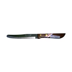 KIWI Thai. Meat knife with wooden handle 12.7cm