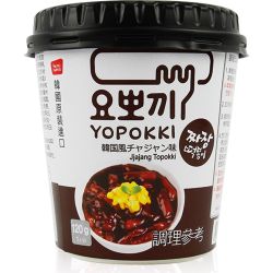 YOPOKKI Black Soybean Sauce Topokki Rice Cake 120g