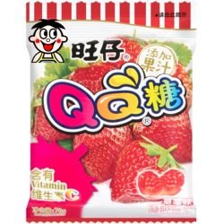WANT WANT QQ Gummibonbons Erdbeere 70g